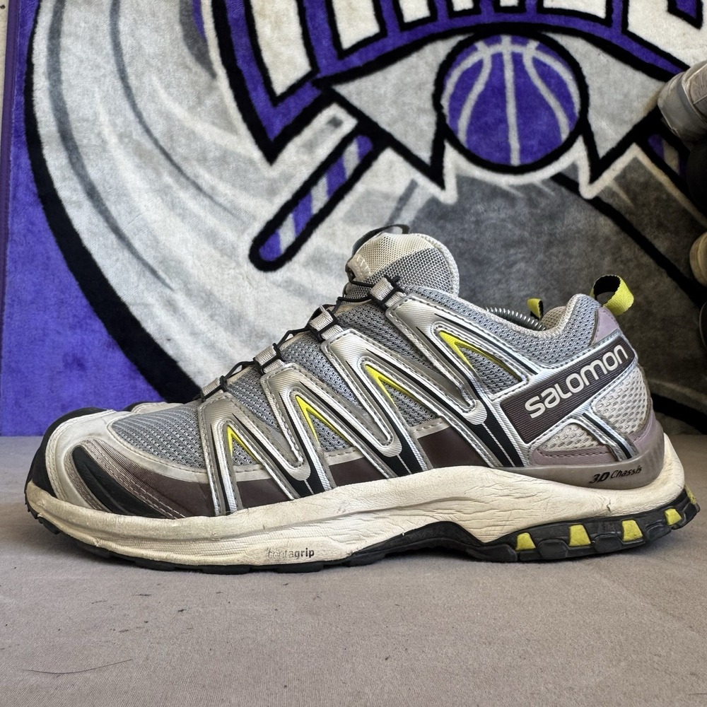 Size M9/W10 - SALOMON XT6 - White/Black - S Lab Soft Ground